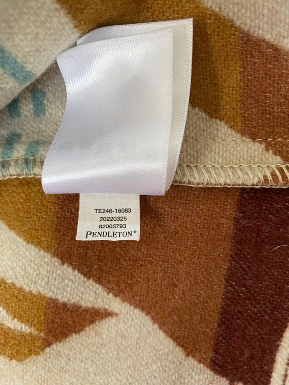Pendleton Pacific Crest Wool Coat in the Agate Beach Tan - Picture 10 of 12